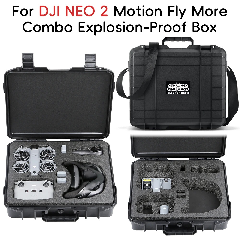 Drone Hard Shell Case - Koper Tahan Ledakan untuk DJI NEO